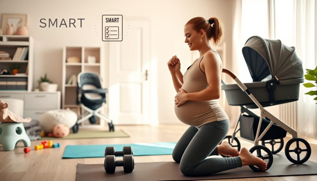 SMART goals for new moms